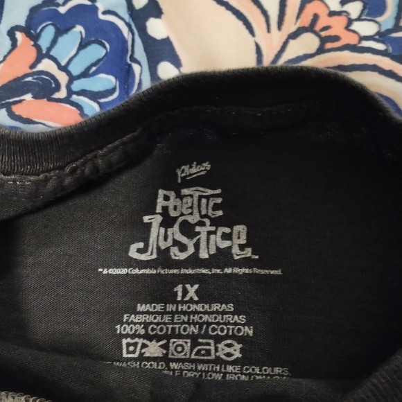 🖤BRAND NEW🖤POETIC JUSTICE🖤 Long Sleeved T Shirt - Picture 2 of 4